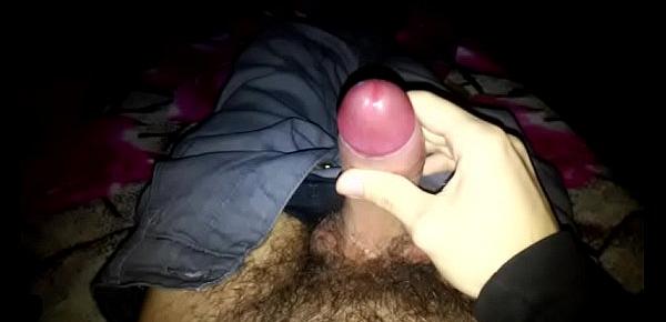  One month load uncut big cumshot 1 mês sem gozar